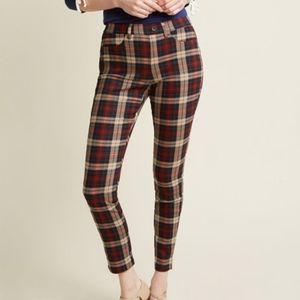 ModCloth Slow and Edgy Wins the Race Pants plaid